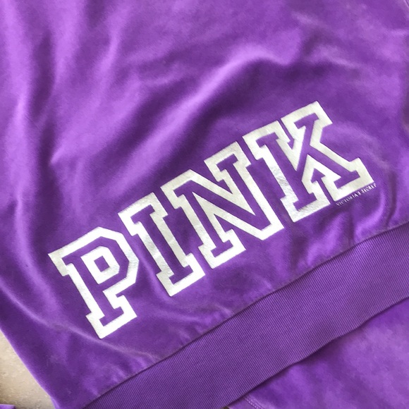 Vintage Vs Pink plush velour tracksuit set - Picture 6 of 16